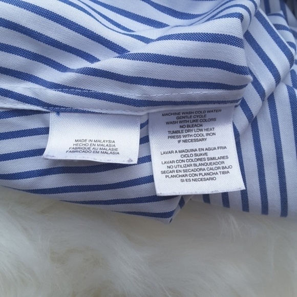 Jones New York Signature Striped Sleeveless Top S - Picture 5 of 5